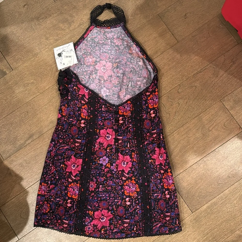 NWT New‎ Free People Miss You Mini Dress HALTER $250 SZ 2
